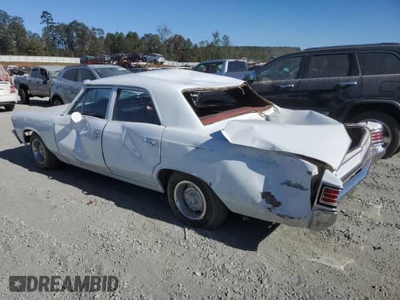 1967 Chevrolet Chevelle with VIN 136697A181819, listed as a Copart auction lot 76981234 with 88,678 mi miles and Salvage title. Bid and sale history available at DreamBid. Image 2.
