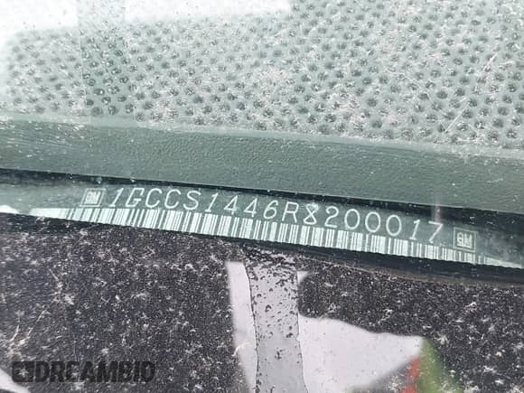 1994 Chevrolet S-10 with VIN 1GCCS1446R8200017, listed as a IAAI auction lot 43430382 with 151,542 mi miles and . Bid and sale history available at DreamBid. Image 9.