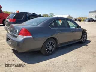 2011 Chevrolet Impala Police Police with VIN 2G1WD5EM3B1218022, listed as a Copart auction lot 56144795 with Not provided miles and Clean title. Bid and sale history available at DreamBid. Image 3.