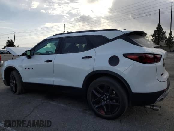 2020 Chevrolet Blazer LT with VIN 3GNKBCR43LS709245, listed as a Copart auction lot 51467835 with 56,285 mi miles and Salvage title. Bid and sale history available at DreamBid. Image 2.