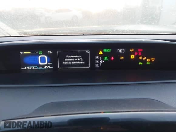 2017 Toyota Prius Two z VIN JTDKBRFU8H3575670, wystawiony jako IAAI lot #43359177 z przebiegiem 178 215 mil mil oraz . Historia ofert i sprzedaży dostępna na DreamBid. Obrazek 7.