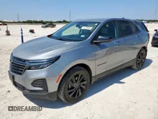 2023 Chevrolet Equinox LS with VIN 3GNAXHEG7PL170817, listed as a Copart auction lot 71173505 with 62,725 mi miles and Salvage title. Bid and sale history available at DreamBid. Image 1.