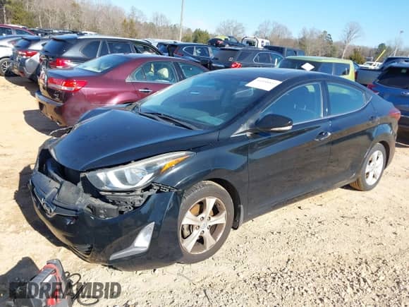 2016 Hyundai Elantra Value Edition with VIN KMHDH4AE8GU490665, listed as a IAAI auction lot 41058832 with 155,243 mi miles and . Bid and sale history available at DreamBid. Image 2.