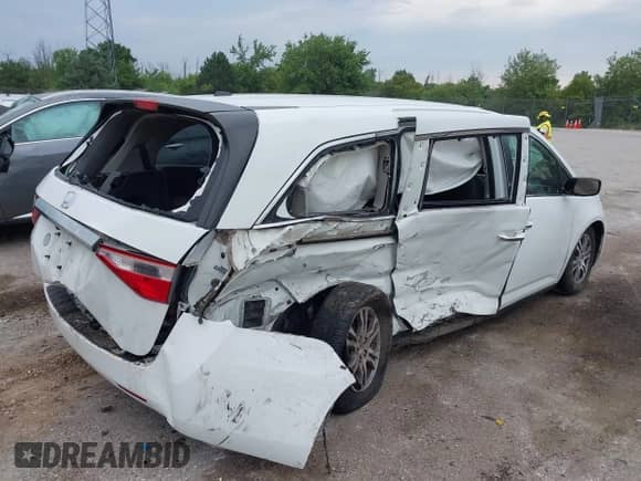 2013 Honda Odyssey EX-L с VIN 5FNRL5H62DB048983, выставлен на аукционе IAAI как лот 42812853 с пробегом 115 178 миль миль и . История ставок и продаж доступна на DreamBid. Изображение 4.