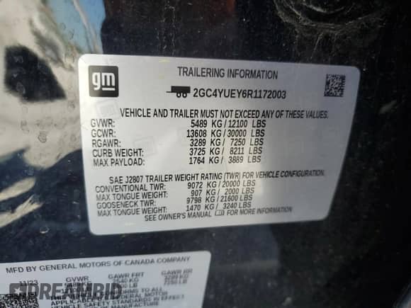 2024 Chevrolet Silverado 3500HD LTZ with VIN 2GC4YUEY6R1172003, listed as a Copart auction lot 52870645 with 27,380 mi miles and Salvage title. Bid and sale history available at DreamBid. Image 14.