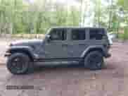 2021 Jeep Wrangler Unlimited Sahara with VIN 1C4HJXEG0MW703812, listed as a IAAI auction lot 42186089 with 50,349 mi miles and . Bid and sale history available at DreamBid. Image 15.