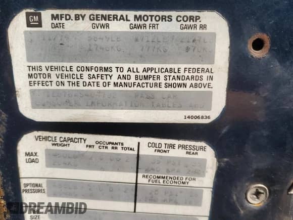 1980 Chevrolet Corvette с VIN 1Z878AS404732, выставлен на аукционе Copart как лот 79572874 с пробегом 8 850 миль миль и Списание • Salvage title. История ставок и продаж доступна на DreamBid. Изображение 14.