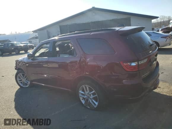 2023 Dodge Durango GT Premium with VIN 1C4RDHDG9PC596381, listed as a Copart auction lot 44369684 with 22,669 mi miles and Salvage title. Bid and sale history available at DreamBid. Image 2.