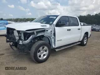 2024 Ram 1500 Big Horn with VIN 1C6RREFGXRN152146, listed as a Copart auction lot 63188985 with 39,679 mi miles and Salvage title. Bid and sale history available at DreamBid. Image 1.