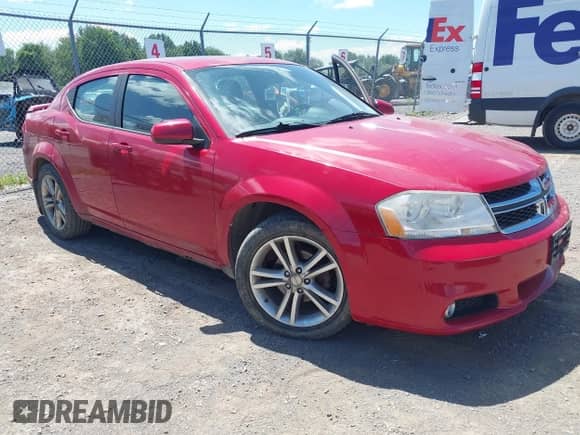 2011 Dodge Avenger Heat with VIN 1B3BD1FG0BN595981, listed as a IAAI auction lot 42793839 with 143,400 mi miles and . Bid and sale history available at DreamBid. Image 1.