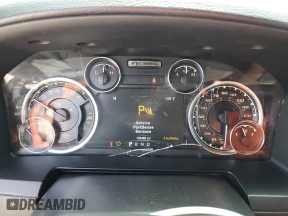 2017 Ram 1500 Rebel z VIN 1C6RR7YT8HS738821, wystawiony jako Copart lot #63832315 z przebiegiem 129 488 mil mil oraz Szkoda całkowita • Salvage title. Historia ofert i sprzedaży dostępna na DreamBid. Obrazek 9.