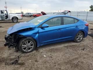 2017 Hyundai Elantra Value Edition with VIN 5NPD84LF2HH167721, listed as a Copart auction lot 71504925 with 83,265 mi miles and Salvage title. Bid and sale history available at DreamBid. Image 1.