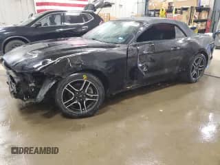 2018 Ford Mustang EcoBoost Premium with VIN 1FATP8UHXJ5155141, listed as a Copart auction lot 61651815 with 121,468 mi miles and Salvage title. Bid and sale history available at DreamBid. Image 1.