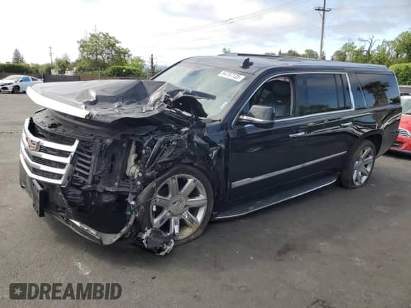 2019 Cadillac Escalade ESV Luxury с VIN 1GYS3HKJ5KR128148, выставлен на аукционе Copart как лот 54797135 с пробегом Не указан миль и Списание • Salvage title. История ставок и продаж доступна на DreamBid. Изображение 1.