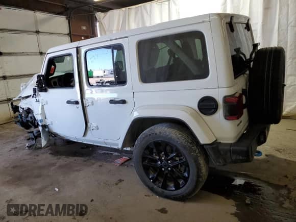 2024 Jeep Wrangler Sahara with VIN 1C4RJXP67RW270103, listed as a Copart auction lot 85140535 with Not provided miles and Clean title. Bid and sale history available at DreamBid. Image 2.