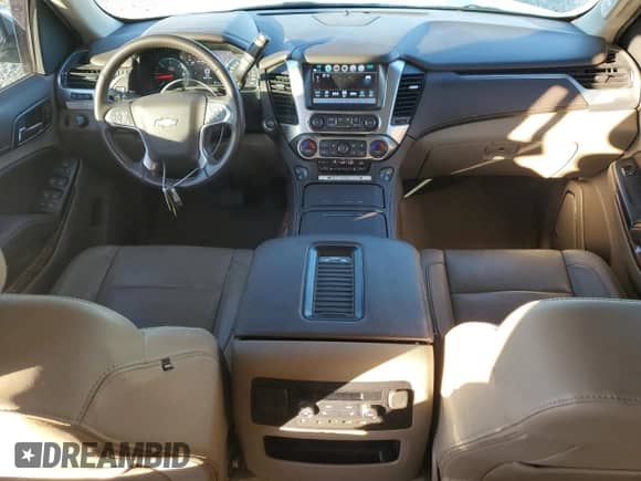 2019 Chevrolet Tahoe Premier with VIN 1GNSCCKC3KR265963, listed as a Copart auction lot 86005154 with 66,779 mi miles and Salvage title. Bid and sale history available at DreamBid. Image 8.