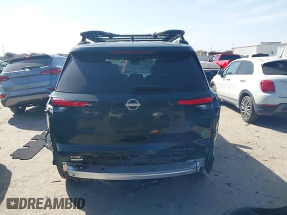 2023 Nissan Pathfinder Rock Creek with VIN 5N1DR3BD1PC237447, listed as a IAAI auction lot 41741346 with 23,554 mi miles and . Bid and sale history available at DreamBid. Image 17.