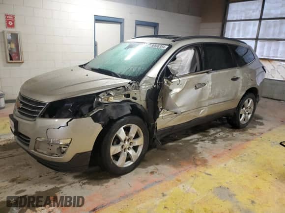 2015 Chevrolet Traverse LTZ с VIN 1GNKRJKD0FJ361601, выставлен на аукционе Copart как лот 86698384 с пробегом 120 792 миль миль и Чистый • Clean title. История ставок и продаж доступна на DreamBid. Изображение 1.