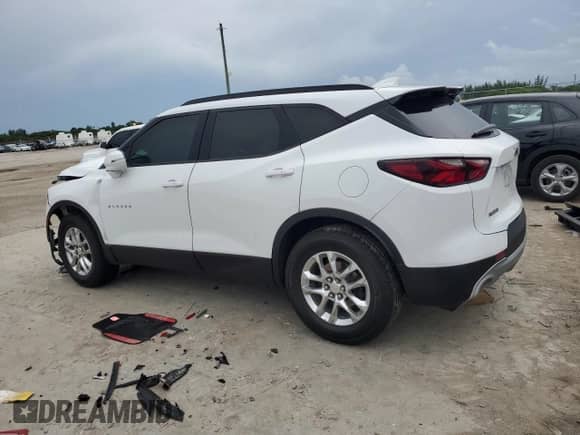 2021 Chevrolet Blazer LT z VIN 3GNKBBRA5MS504477, wystawiony jako Copart lot #51541595 z przebiegiem 39 779 mil mil oraz Szkoda całkowita • Salvage title. Historia ofert i sprzedaży dostępna na DreamBid. Obrazek 2.