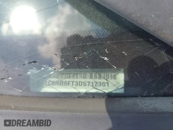 2013 Ram 1500 Express z VIN 1C6RR6FT3DS712361, wystawiony jako Copart lot #71430275 z przebiegiem 229 655 mil mil oraz Szkoda całkowita • Salvage title. Historia ofert i sprzedaży dostępna na DreamBid. Obrazek 12.