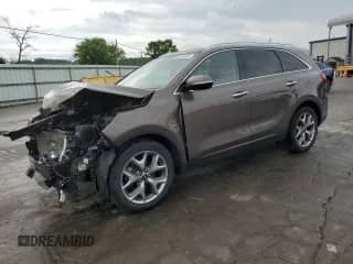 2019 Kia Sorento EX Sport with VIN 5XYPH4A58KG608208, listed as a Copart auction lot 58869265 with 69,022 mi miles and Salvage title. Bid and sale history available at DreamBid. Image 1.