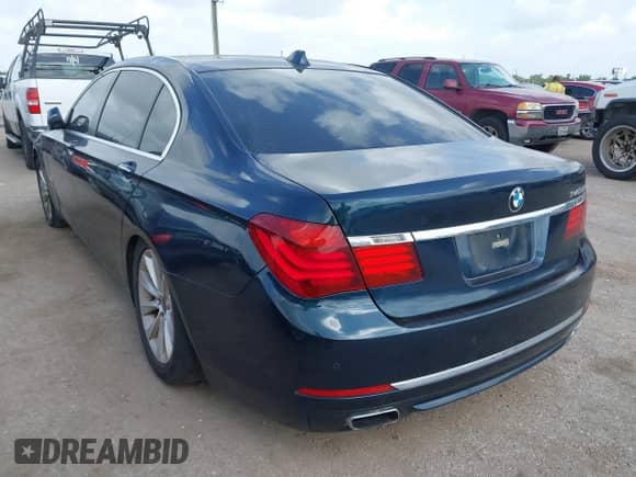 2013 BMW 7 Series 740Li with VIN WBAYE4C55DDW22768, listed as a IAAI auction lot 42534005 with 156,042 mi miles and . Bid and sale history available at DreamBid. Image 3.