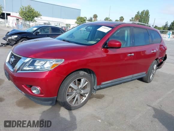 2014 Nissan Pathfinder S z VIN 5N1AR2MM2EC632504, wystawiony jako IAAI lot #42489566 z przebiegiem 224 744 mil mil oraz . Historia ofert i sprzedaży dostępna na DreamBid. Obrazek 2.