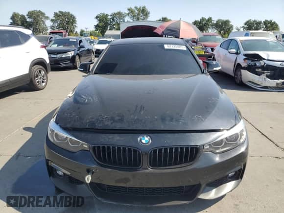 2019 BMW 4 Series 440i with VIN WBA4W7C53KAG53032, listed as a Copart auction lot 62126985 with 58,061 mi miles and Salvage title. Bid and sale history available at DreamBid. Image 5.