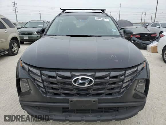 2023 Hyundai Tucson with VIN KM84F3AE4PU183254, listed as a Copart auction lot 42469724 with 19,294 mi miles and . Bid and sale history available at DreamBid. Image 5.