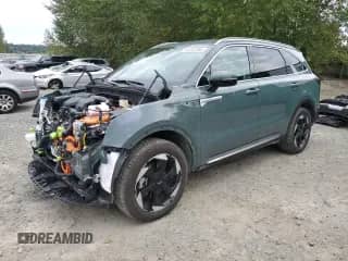 2025 Kia Sorento EX with VIN KNDRHDJG6S5290138, listed as a Copart auction lot 68967995 with 13,199 mi miles and Salvage title. Bid and sale history available at DreamBid. Image 1.