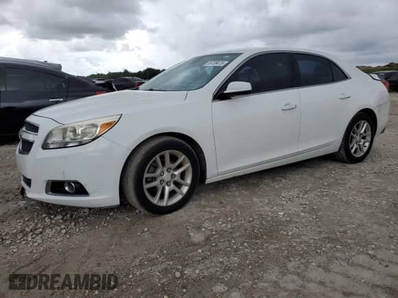 2013 Chevrolet Malibu Eco with VIN 1G11F5RR6DF117076, listed as a Copart auction lot 85736475 with 91,115 mi miles and Salvage title. Bid and sale history available at DreamBid. Image 1.