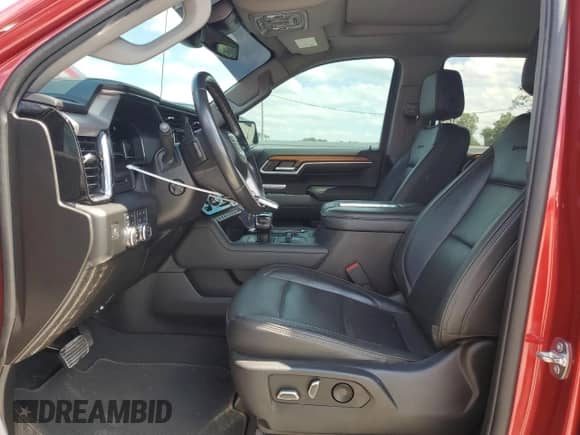 2022 GMC Sierra 1500 Denali with VIN 1GTUUGET5NZ562240, listed as a Copart auction lot 69827465 with 59,577 mi miles and Salvage title. Bid and sale history available at DreamBid. Image 7.