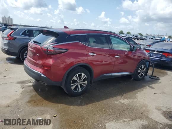 2024 Nissan Murano SV z VIN 5N1AZ2BJ0RC100599, wystawiony jako Copart lot #59902245 z przebiegiem 48 355 mil mil oraz Szkoda całkowita • Salvage title. Historia ofert i sprzedaży dostępna na DreamBid. Obrazek 3.