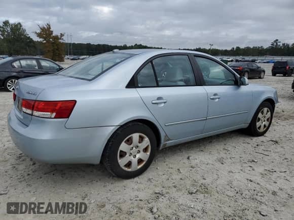 2008 Hyundai Sonata GLS with VIN 5NPET46CX8H378315, listed as a Copart auction lot 81248825 with 197,597 mi miles and Salvage title. Bid and sale history available at DreamBid. Image 3.