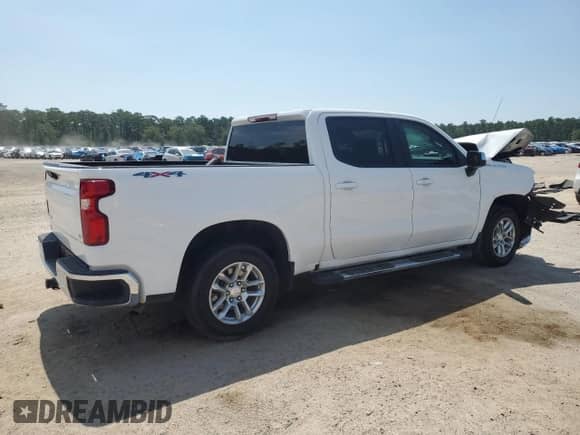 2024 Chevrolet Silverado 1500 LT with VIN 2GCUDDED9R1187975, listed as a Copart auction lot 67812695 with 22,789 mi miles and Salvage title. Bid and sale history available at DreamBid. Image 3.