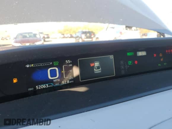 2020 Toyota Prius LE with VIN JTDL9RFU4L3014858, listed as a Copart auction lot 84888675 with 52,063 mi miles and Salvage title. Bid and sale history available at DreamBid. Image 9.