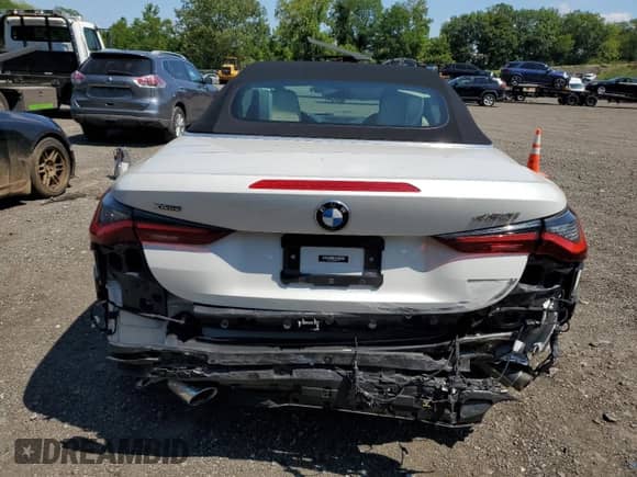 2022 BMW 4 Series 430i xDrive with VIN WBA43AT09NCJ87784, listed as a Copart auction lot 68024815 with Not provided miles and Salvage title. Bid and sale history available at DreamBid. Image 6.