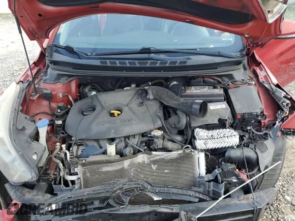 2014 Hyundai Elantra SE z VIN KMHDH4AE5EU058578, wystawiony jako Copart lot #84627015 z przebiegiem 76 738 mil mil oraz Szkoda całkowita • Salvage title. Historia ofert i sprzedaży dostępna na DreamBid. Obrazek 11.