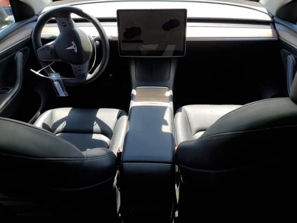 2023 Tesla Model Y Long Range with VIN 7SAYGDEE7PF833979, listed as a Copart auction lot 71277784 with 15,513 mi miles and Salvage title. Bid and sale history available at DreamBid. Image 8.