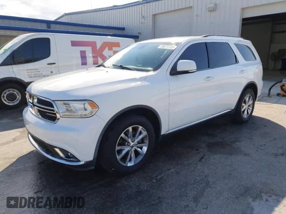 2015 Dodge Durango Limited with VIN 1C4RDHDG6FC722596, listed as a Copart auction lot 89675185 with 120,295 mi miles and Salvage title. Bid and sale history available at DreamBid. Image 1.