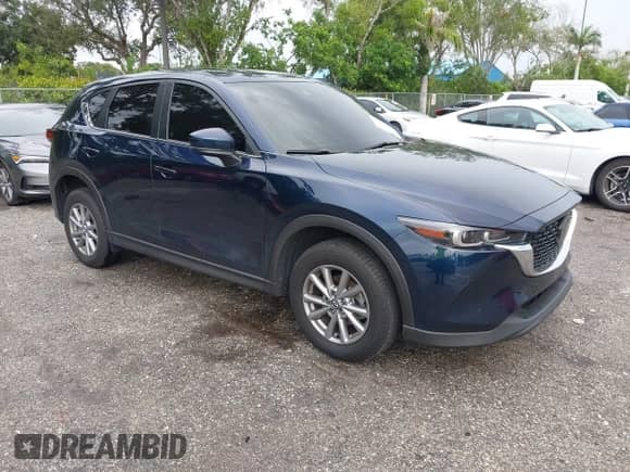 2023 Mazda CX-5 S Preferred z VIN JM3KFBCMXP0209359, wystawiony jako IAAI lot #42724622 z przebiegiem 14 682 mil mil oraz . Historia ofert i sprzedaży dostępna na DreamBid. Obrazek 1.