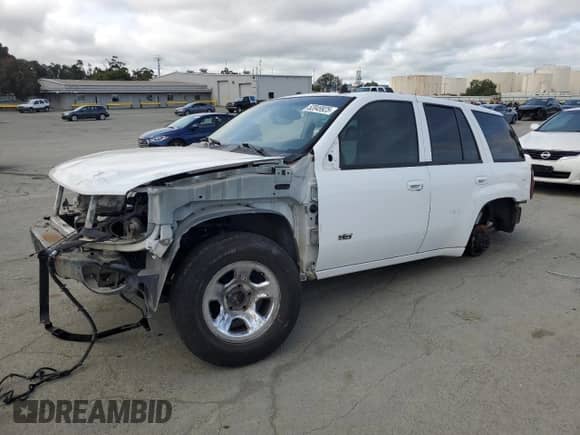2006 Chevrolet TrailBlazer LT with VIN 1GNES13H762348521, listed as a Copart auction lot 52049925 with Not provided miles and Salvage title. Bid and sale history available at DreamBid. Image 1.