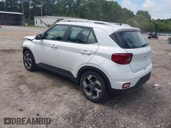 2021 Hyundai Venue SEL with VIN KMHRC8A36MU099634, listed as a IAAI auction lot 42958994 with 61,380 mi miles and . Bid and sale history available at DreamBid. Image 3.