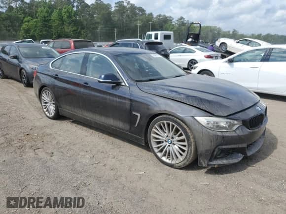 2015 BMW 4 Series 435i with VIN WBA4B1C50FG241420, listed as a Copart auction lot 54951415 with Not provided miles and Salvage title. Bid and sale history available at DreamBid. Image 4.