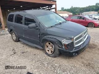 2005 Dodge Durango SLT with VIN 1D4HB48D95F508924, listed as a IAAI auction lot 42890897 with 165,475 mi miles and . Bid and sale history available at DreamBid. Image 1.
