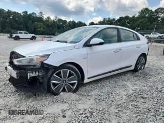 2018 Hyundai Ioniq Limited z VIN KMHC85LCXJU091700, wystawiony jako Copart lot #71007215 z przebiegiem 135 586 mil mil oraz Szkoda całkowita • Salvage title. Historia ofert i sprzedaży dostępna na DreamBid. Obrazek 1.