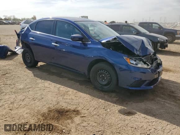 2017 Nissan Sentra SR with VIN 3N1AB7AP4HY385442, listed as a Copart auction lot 84617195 with 86,572 mi miles and Salvage title. Bid and sale history available at DreamBid. Image 4.