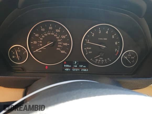 2013 BMW 3 Series 328i xDrive with VIN WBA3B3C51DF540862, listed as a Copart auction lot 64718085 with 127,271 mi miles and Clean title. Bid and sale history available at DreamBid. Image 9.