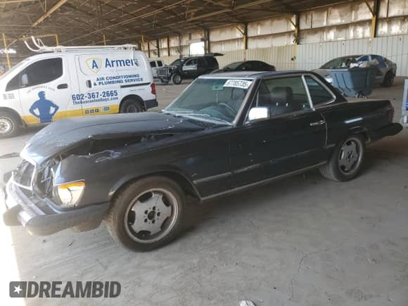 1985 Mercedes-Benz 380 with VIN WDBBA45D0FA023644, listed as a Copart auction lot 67785735 with 225,751 mi miles and Clean title. Bid and sale history available at DreamBid. Image 1.