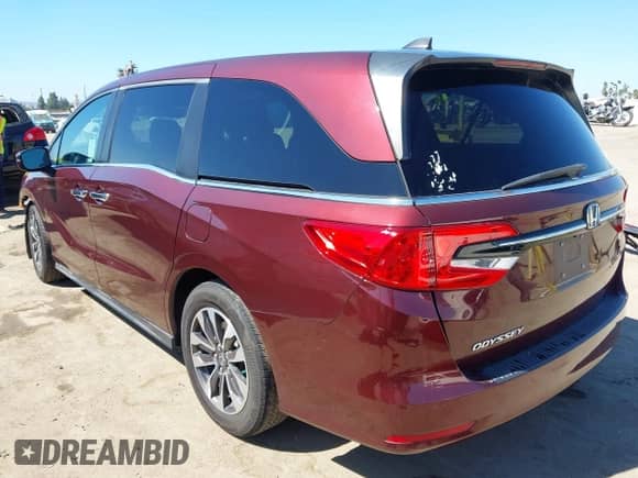 2021 Honda Odyssey EX-L с VIN 5FNRL6H77MB023883, выставлен на аукционе IAAI как лот 43022165 с пробегом 125 987 миль миль и . История ставок и продаж доступна на DreamBid. Изображение 3.